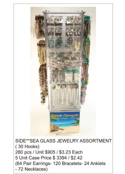 Trendy Combo 1 Side Sea Glass Jewelry Assortment